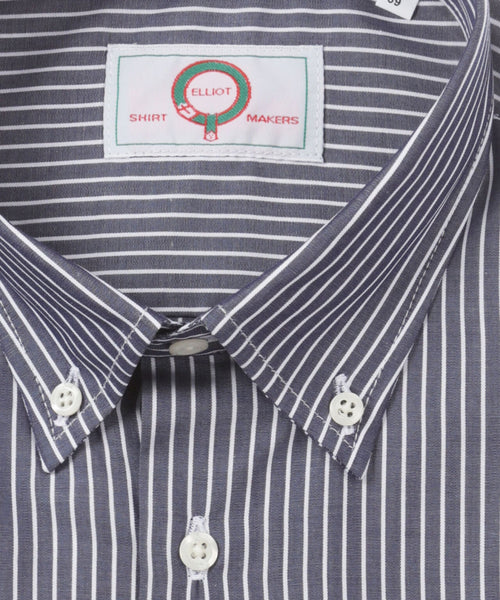 Elliot Hemd, langärmlig, mit Knopfleiste | Blau