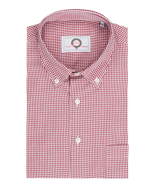 Elliot Shirt Button Down Lange Mouw | Rood