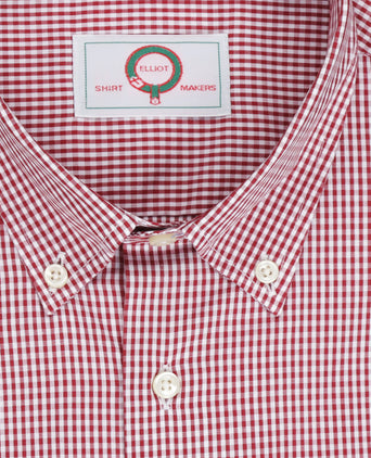 Elliot Shirt Button Down Lange Mouw | Rood