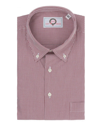 Elliot Hemd, langärmlig, mit Knopfleiste | Rot