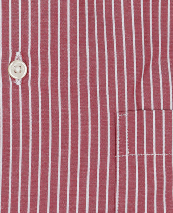 Elliot Hemd, langärmlig, mit Knopfleiste | Rot