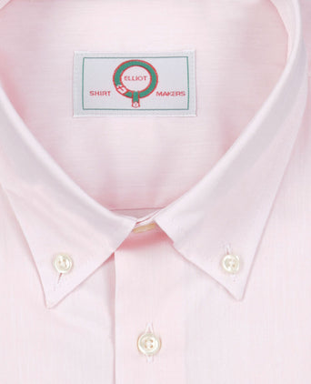 Elliot Hemd, langärmlig, mit Knopfleiste | Rosa