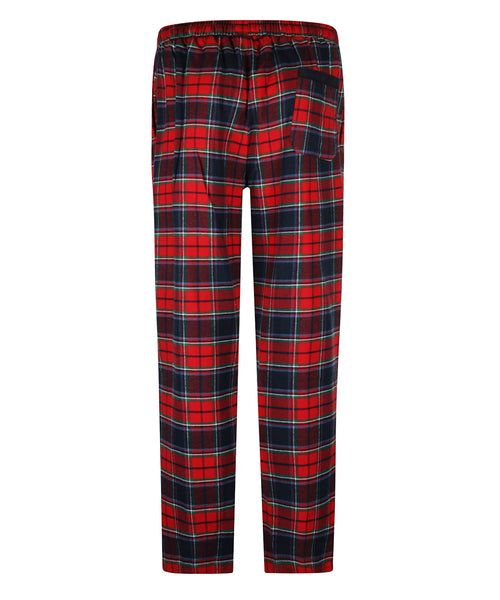 Pyjama-Flanell-Loungewear | Rot