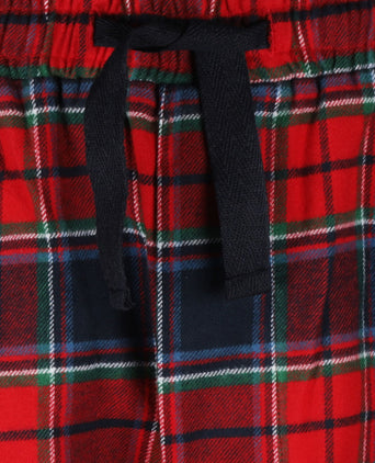 Pyjama Flanel Lounge | Rood