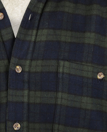 Gevoerd Iers Shirt | Blackwatch