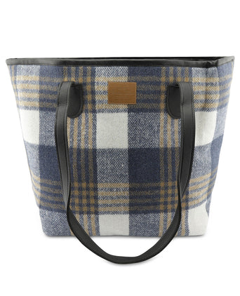 Stijlvolle Tweedlook Tas | Blauw