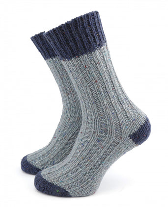 Flecks heren sokken | Blauw