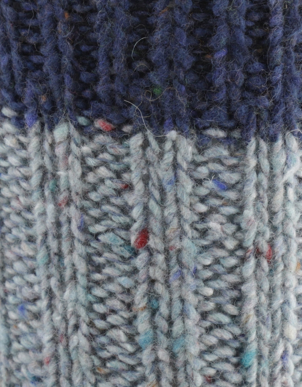 Herrensocken mit Fleckenmuster | Blau