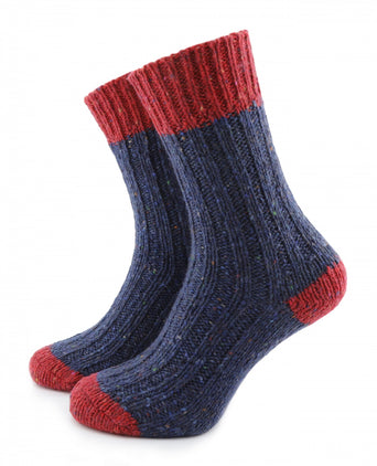 Flecks heren sokken | Blauw