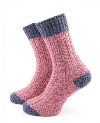 Flecken Herrensocken | Rosa