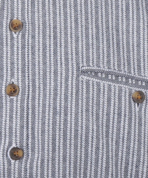 Overhemd Grandfather Shirt | Grijs