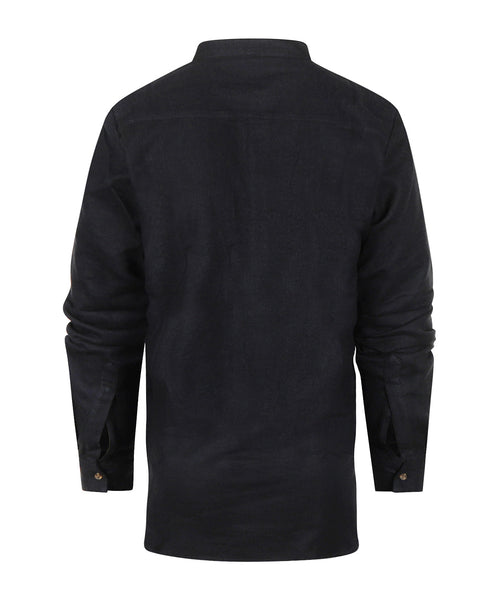 Overhemd Grandfather Shirt | Blauw