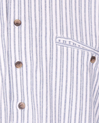 Overhemd Grandfather Shirt | Blauw