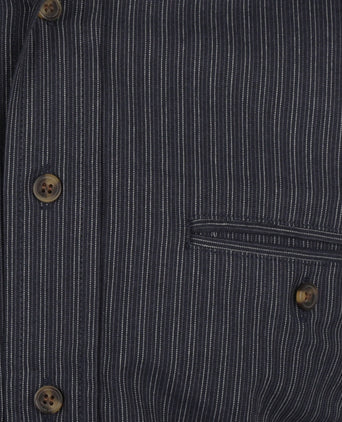 Großvaterhemd | Marineblau