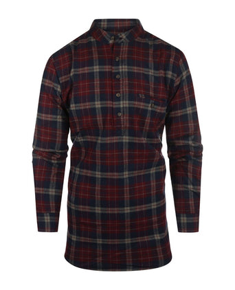 Overhemd Grandfather Shirt | Rood