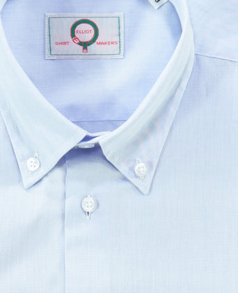 Overhemd tijdloos korte mouwen | Blauw