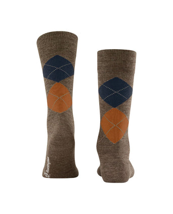 Edinburgh Melange Heren Sokken | Groen