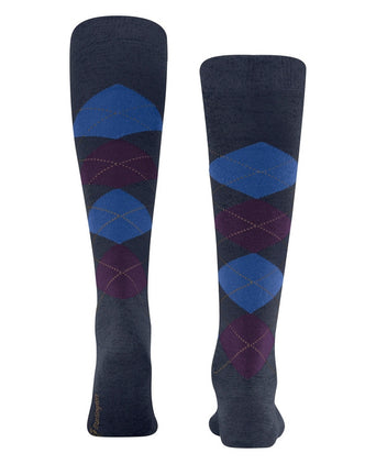 Edinburgh Herren-Kniestrümpfe | Blau