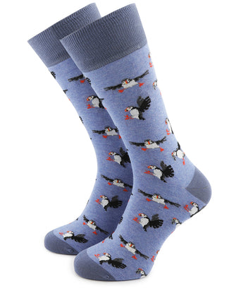 Katoen heren sokken | Blauw