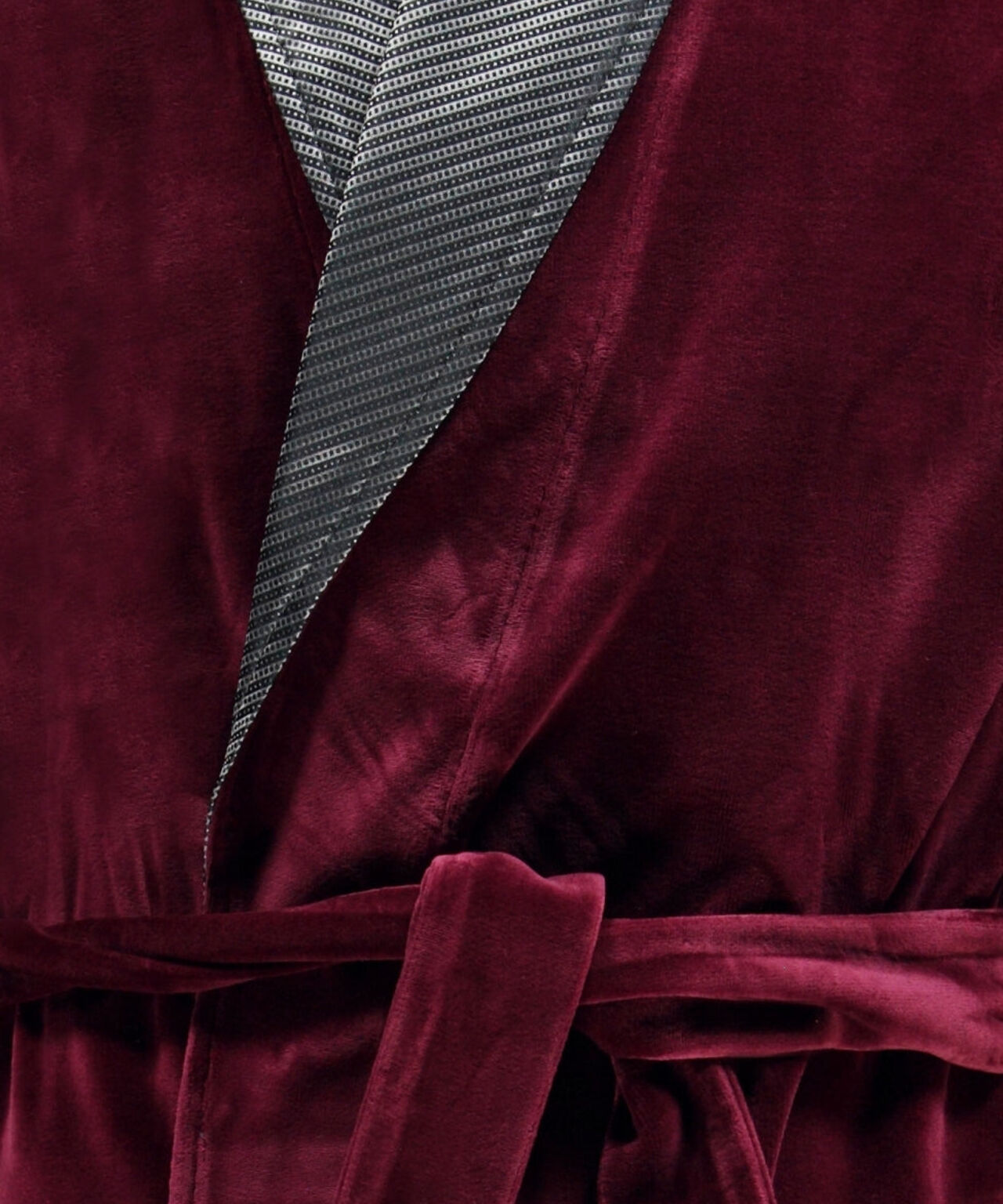 Fine Velour Kamerjas | Burgundy