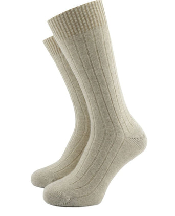 Luxuriöse Kaschmirsocken | Beige