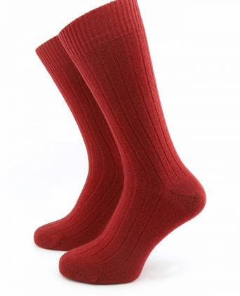 Luxuriöse Kaschmirsocken | Rot