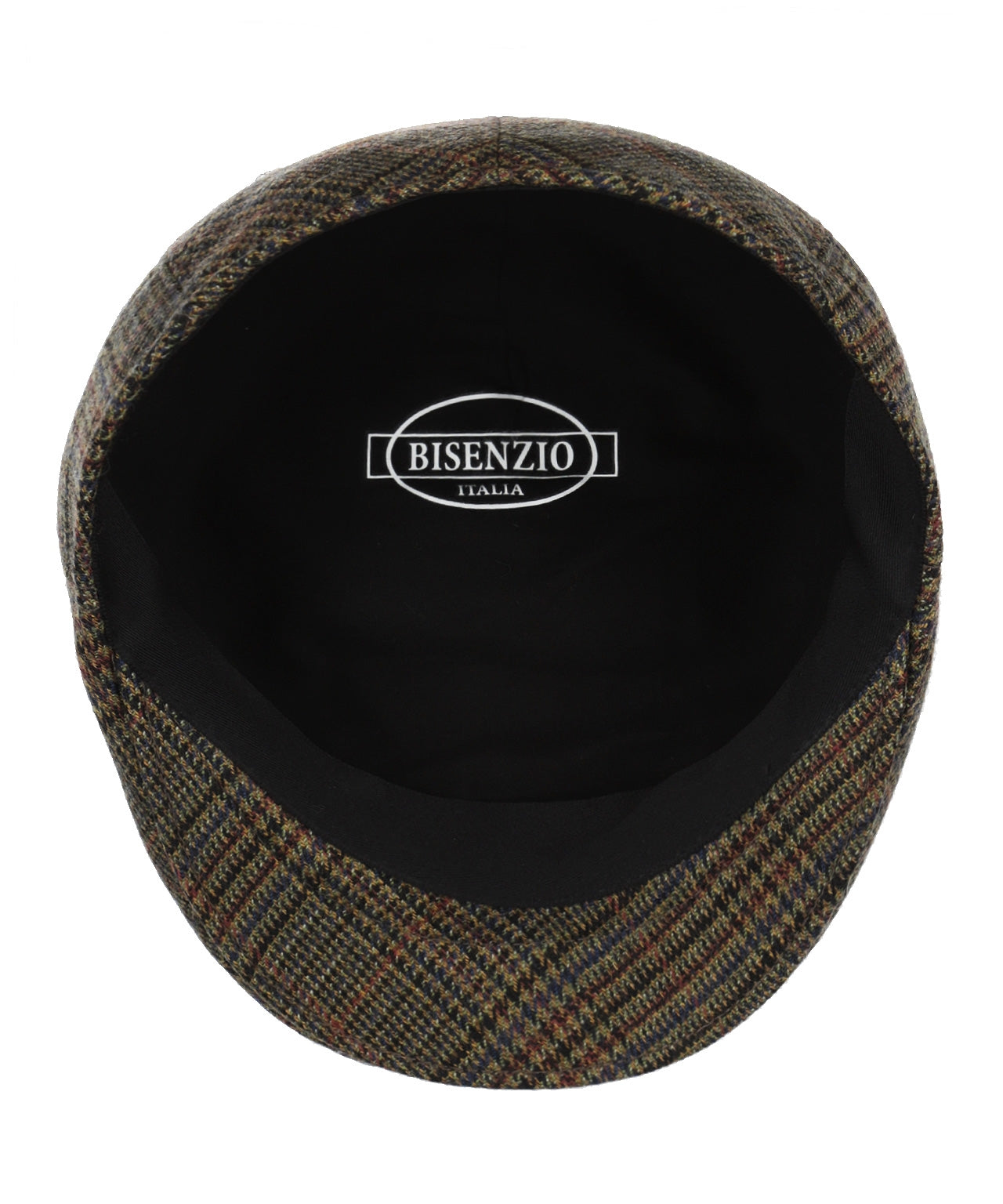 Wollen Soft Cap | Bruin Groen Patroon