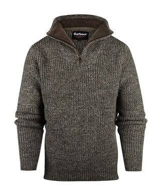 Barbour New Tyne Half Zip Jumper | Grijs Barbour New Tyne Half Zip Jumper | Grijs