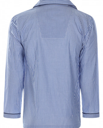 Pyjama klassiek katoen | Blauw