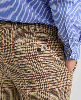 Chino Stijlvol Harris Tweed | Bruin
