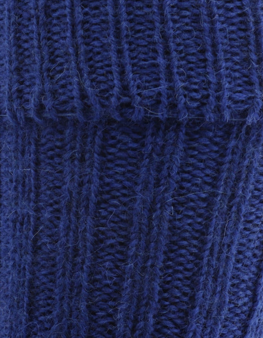 Men's Tweed Knee Socks | Blue