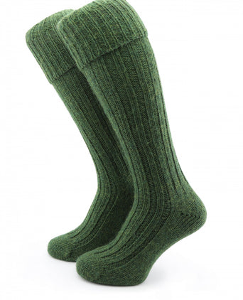 Heren kniekousen van Tweed | Groen