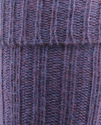 Heren kniekousen van Tweed | Paars