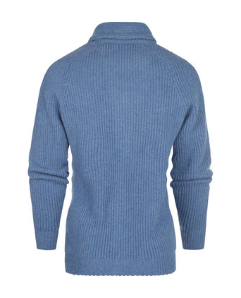 William Lockie Knoop Vest Sjaalkraag | Jeans