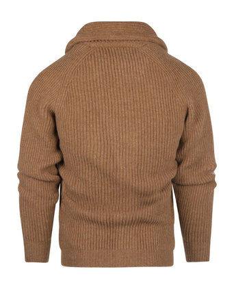 William Lockie Knoop Vest Sjaalkraag | Driftwood