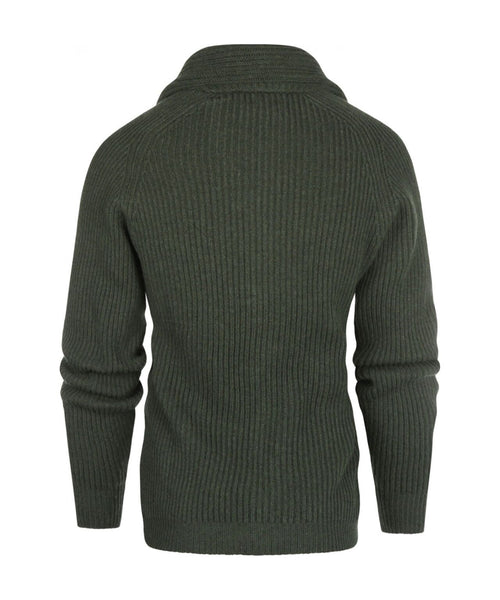 William Lockie Cardigan mit Knopfleiste und Schalkragen | Rosemary