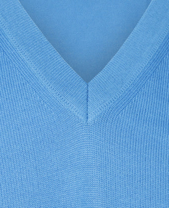 Maerz Slipover Merino Wol | Blauw