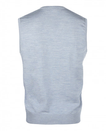 Maerz Slipover Merino Wol | Blauw