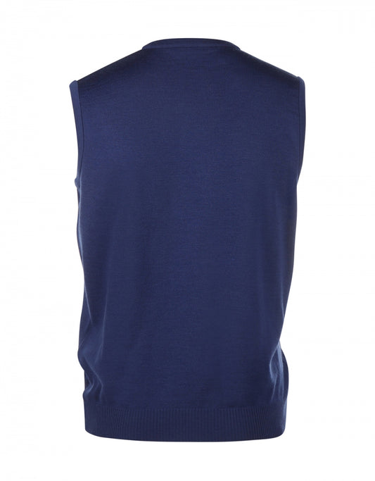 Maerz Slipover Merino Wool | Blue