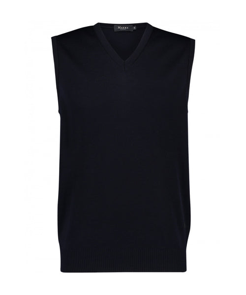 Maerz Slipover Merino Wol | Navy