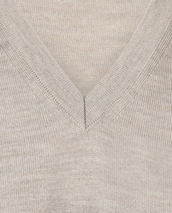 Maerz Slipover Merino Wol | Bruin