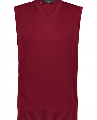Maerz Slipover Merino Wol | Bordeaux