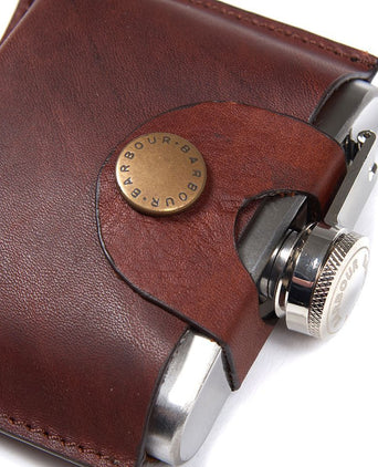 Barbour Hinged Hipflask | Bruin