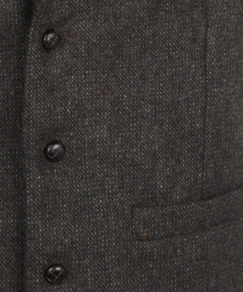 Iers Tweed Gilet | Bruin
