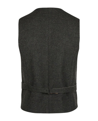 Iers Tweed Gilet | Groen