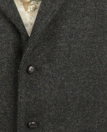 Iers Tweed Gilet | Groen