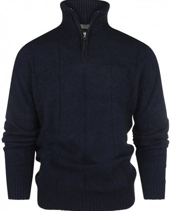 Javelin Pullover mit hohem Reißverschluss | Marineblau