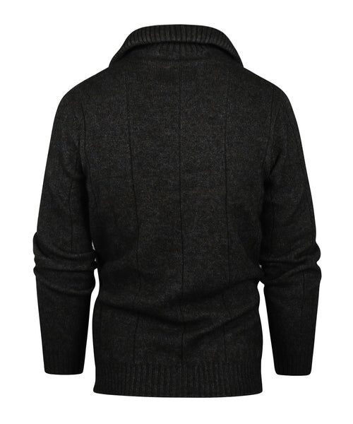 Trui Javelin hoge rits | Bruin