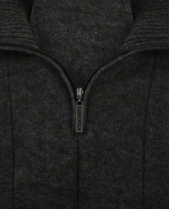 Trui Javelin hoge rits | Bruin