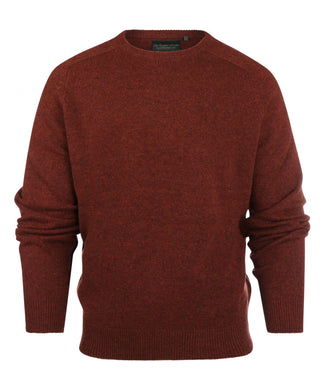 Pullover Lamswol ronde hals | Rood Pullover Lamswol ronde hals | Rood